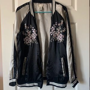 Embroidered Varsity Jacket